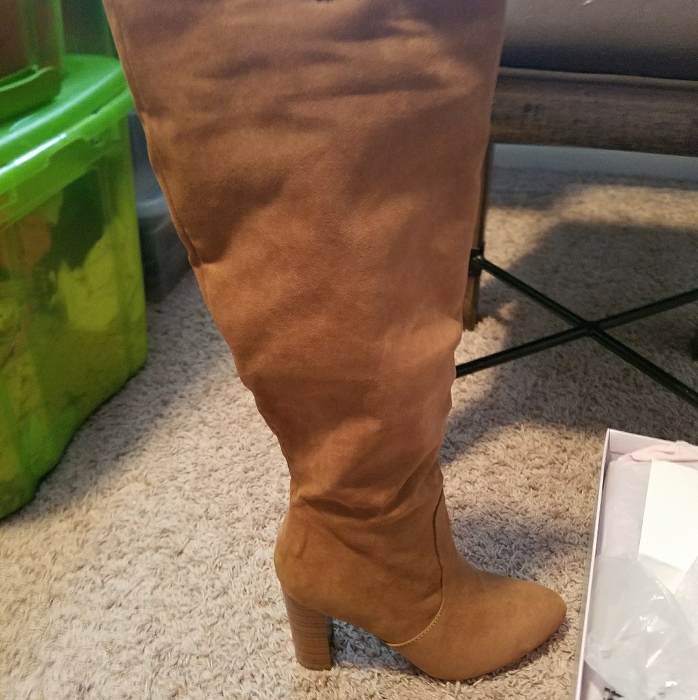 JustFab Matina heeled boot